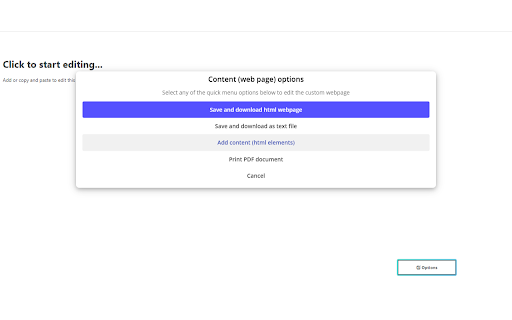 Custom Webpage Editing - Free Offline HTML Tool by PageSection :: Create custom webpages to edit or save and download offline using this simple basic free HTML tool by the PageSection team.