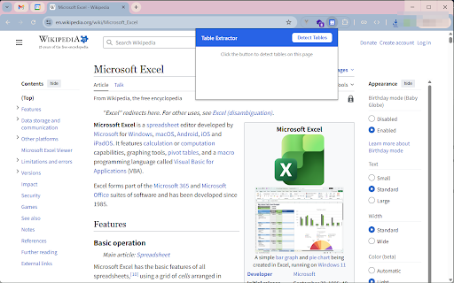 Table Extractor :: Detect HTML tables on any webpage and export them as CSV — copy or download.