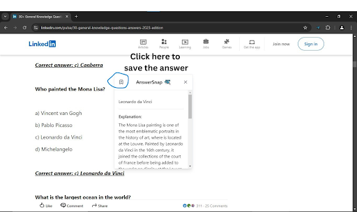 AnswerSnap :: AnswerSnap: Screenshot questions, get instant AI answers, and simplify your studies effortlessly!