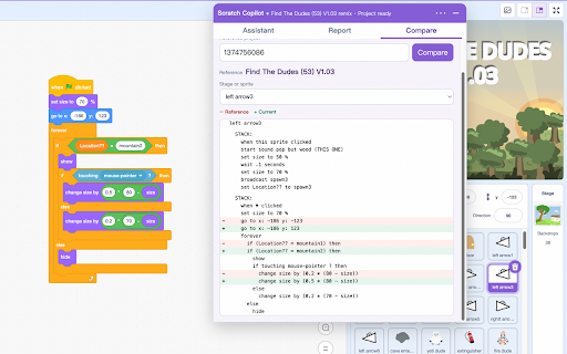 Scratch Copilot :: Understand, debug, and review projects in the official Scratch editor with AI.