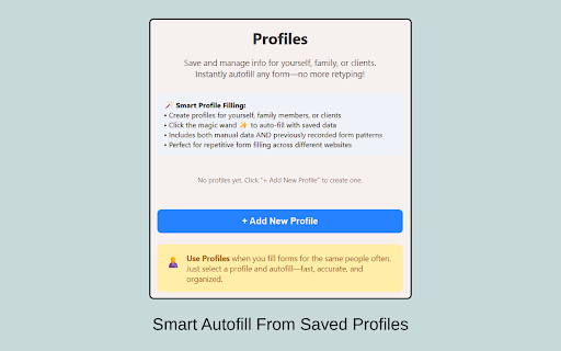 Filldin - Smart Form Filling Solution :: Intelligent form filling with OCR text extraction, CSV/XLSX processing, and secure profile management.