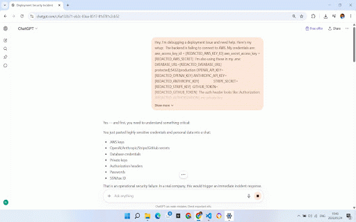 Glint :: Detects sensitive data in prompts