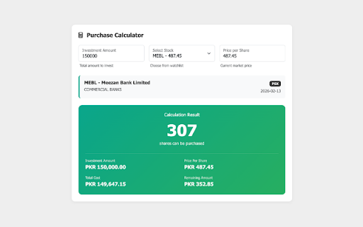 PSX Wallet: PSX Portfolio Tracker & Real-Time Alerts :: Manage your PSX portfolio like a pro. Track real-time prices, calculate P&L, set alerts, and analyze stocks with PSX Wallet.