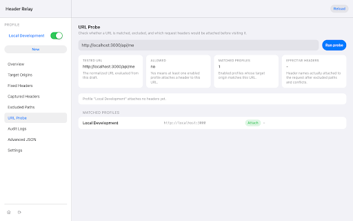 Header Relay :: Capture HTTP response headers and relay fixed or captured headers to matching browser requests.