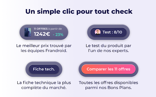 Frandroid Check :: Avant d’acheter, checkez avec Frandroid.