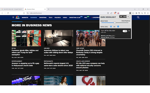 Dark Moonlight :: It’s a Dark mode extension for the entire web. Helping you enjoy a more comfortable and relaxed browsing experience.