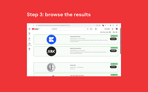 Youtube Channel Finder :: Find any Youtube channel that matches your filter criteria. Find creators now!