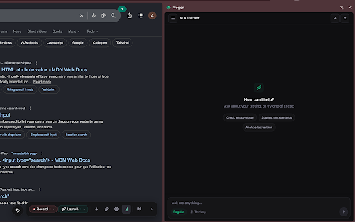 Progon :: Progon — visual QA tool with overlay for bug tracking, test recording, and risk zone highlighting