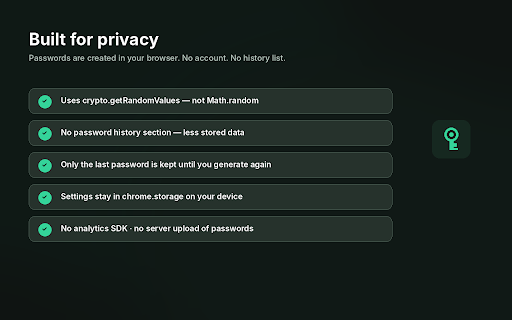 Password Generator :: Generate strong passwords instantly. Customize length and characters, copy with one click. Private & free.