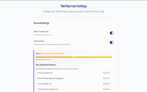 TabHibernate :: Intelligently hibernates inactive tabs to save memory while preserving their state