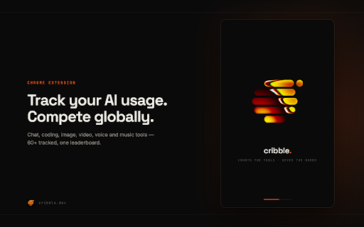 Cribble - AI Usage Tracker :: Track your AI tool usage and compete on the global leaderboard