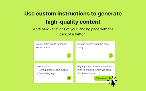 Tofu Pages: Infinite Landing Pages From Your Existing Website :: Get customized pages in minutes for 1:1 ABM, industry, persona, SEM keywords, and more.