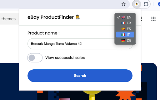 eBay ProductFinder :: Search for products and view their successful sales history on eBay!