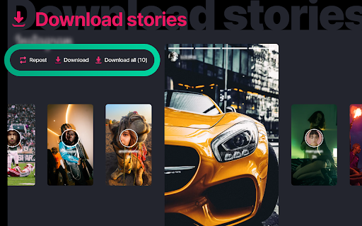Downloader for IG - Reels, Profile, Stories single and mass :: Instagram downloader for Posts, Carousels, Reels, Stories, and Saved content. Single or bulk downloads by date or range