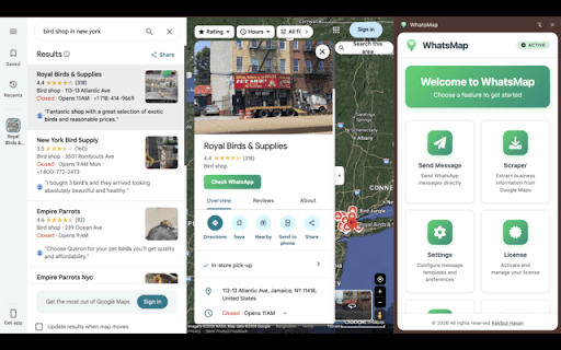 WhatsMap :: Send message to whats app directly from anywhere in browser.