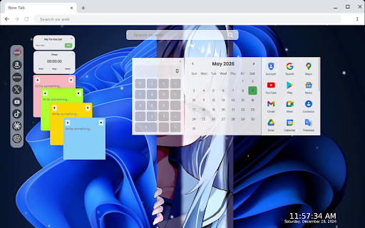 Windows Chan 4K Wallpaper :: Experience the charming world of Windows Chan with this live HD video wallpaper that brightens every new tab.