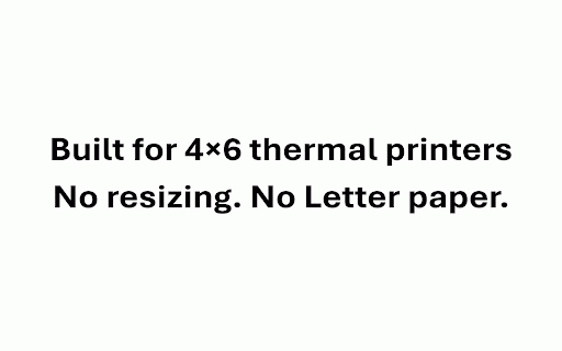 Etsy 4x6 Packing Slip — Beta :: Print a local 4x6 thermal packing slip from an Etsy seller order page. Unsupported layouts will not print.