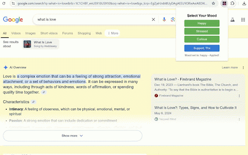 Mood-Based Web Curator :: Curates your web experience based on your mood.