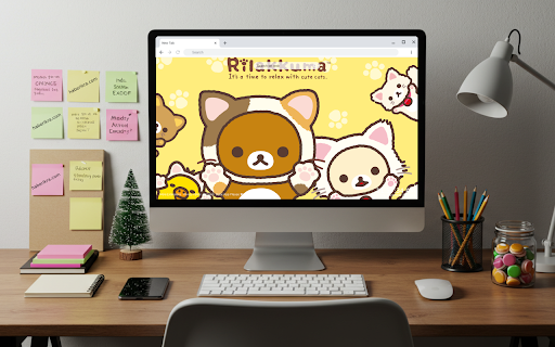 Rilakkuma Wallpapers New Tab :: Rilakkuma Wallpapers brings your new tab to life with 10 adorable wallpapers that change randomly.