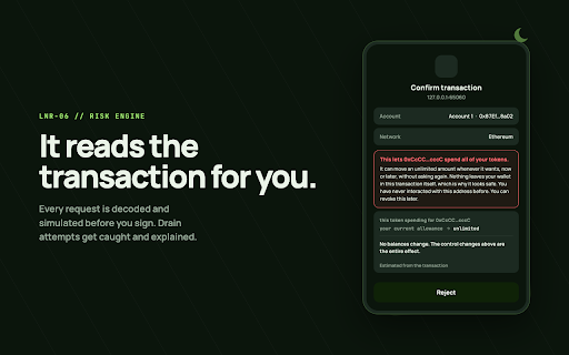 Lunar Wallet :: Self-custody EVM + Solana wallet