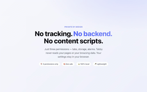 Tabby — Tab Manager & Memory Saver :: Close duplicate tabs, search across all windows, and auto-suspend inactive tabs to save memory. No backend, no tracking.