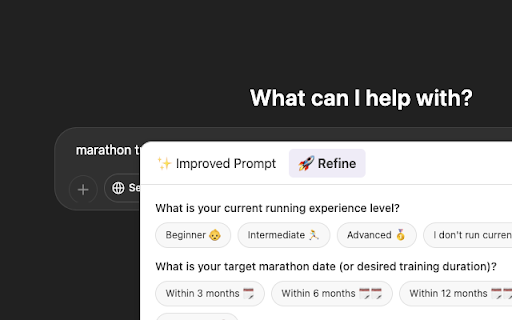 PrettyPrompt :: A browser extension to help refine and optimize prompts