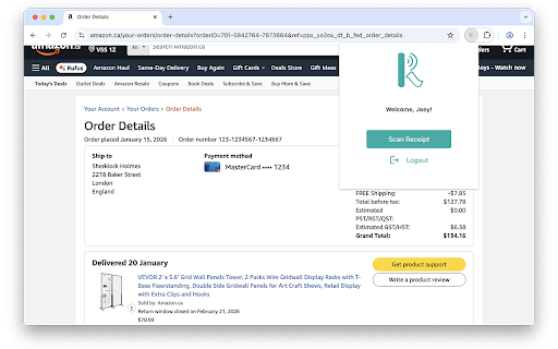 Receipro :: Scan and store all your receipts in one place with one click.
