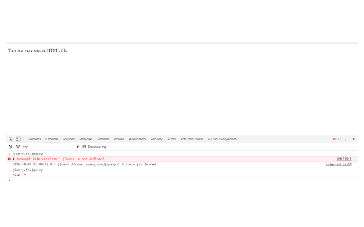 jQuery Injector :: Inject jQuery into all frames on any page.