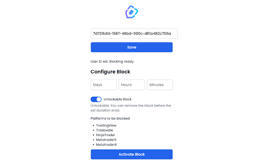 TradeBlocker :: Enforce Trading discipline