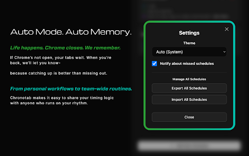 Chronotab :: Chronotab is the smart scheduling widget your browser's been waiting for.