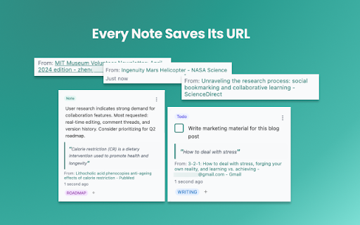 SpotNote :: Take quick notes and manage todos while browsing