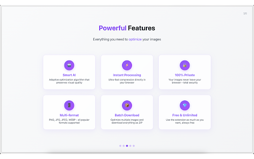 AI Image Optimizer :: AI image compression 30-70% reduction