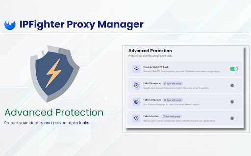 IPFighter Proxy Manager :: Professional proxy manager with smart rules, privacy protection & multi-proxy support