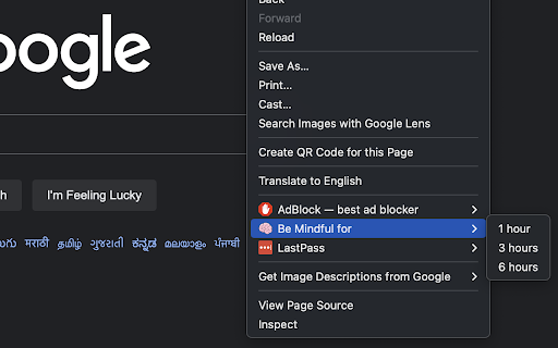 Mindful :: Helps you to be mindful of opening websites frequently (compulsively to be more precise).