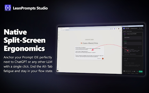 LeanPrompts Studio - AI Prompt IDE :: Professional, local-first development environment for AI prompts.