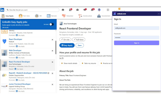 Zobsai :: ZobsAI automatically tailors your CV, writes personalized cover letters, and applies tohundreds of jobs daily.
