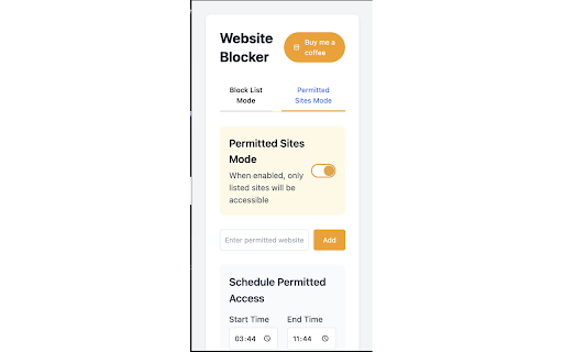 Website Blocker :: Block websites based on a schedule.