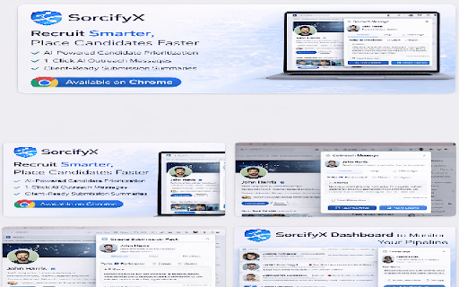 SorcifyX AI :: AI recruitment: instant screening, job matching, outreach for recruiters. Semantic search, skill tests (150+ roles) for job seekers.