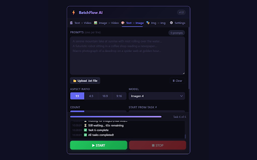 BatchFlow AI - Auto Veo 3, Nano Banana & Bulk Generator for Google Flow :: Batch generate AI videos & images on Google Flow. Auto Veo 3.1, Nano Banana Pro, bulk download. Free tier included.