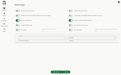 Copy Please! :: Automatically copy selected text to clipboard and allow copying by removing copy protection.