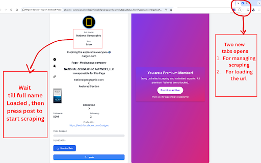 FB post Scraper - Facebook Posts Scraper :: Extract and export Fb posts instantly to CSV, JSON, or XLSX for analysis and growth. facebook posts scraper