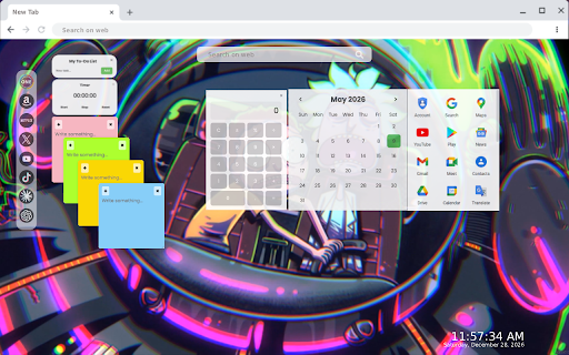 Rick And Morty Spaceship Live Wallpaper :: Rick And Morty Spaceship Live Wallpaper - Live HD video wallpaper for your Chrome new tab.