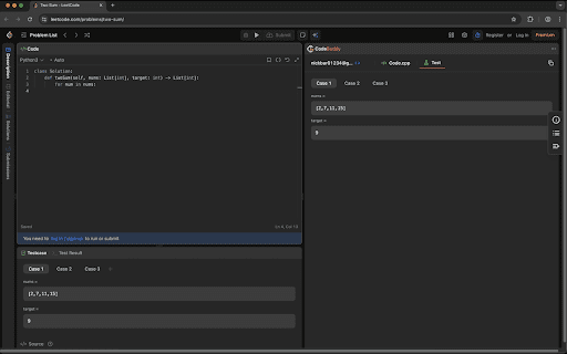 CodeBuddy :: Leetcode together