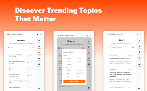 RedAI - Reddit AI Customer Finder :: AI-powered tool to find and engage potential customers through Reddit comments and posts