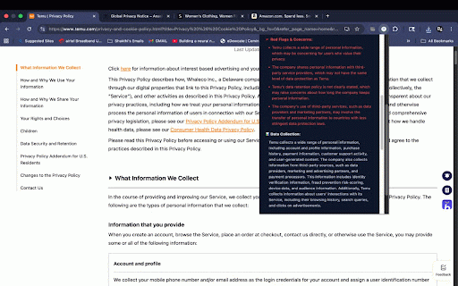 WatchDogs - Privacy Guardian :: Detect dark patterns, check policy compliance, and summarize privacy policies