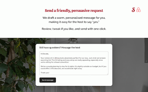 StaySmart: AI Airbnb Discount & Deal Tool :: Request Airbnb discounts & deals to book your dream stay for less, faster.