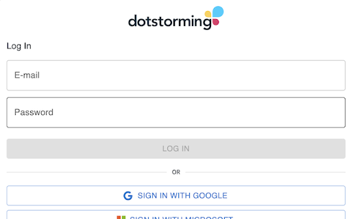 dotstorming :: Authenticate with dotstorming and interact with your boards in a side panel.