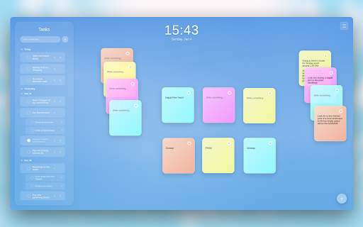 Heaven Dash :: Minimalist productivity dashboard for your browser's new tab