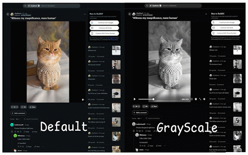 ColorBlind Viewer :: Chrome Extension to help with colorblindness and other visual impairments.