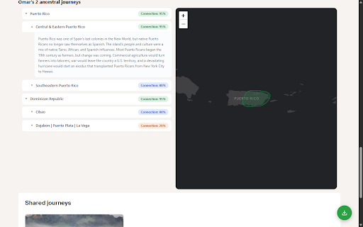 Enhancer for Ancestry :: Enhances your AncestryDNA results and your matches' with detailed descriptions, interactive maps, and downloadable results.